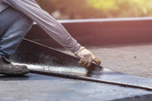 Professional Crawl Space Encapsulation technician working in Barker, NY